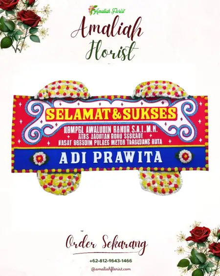 Papan Bunga Ucapan Selamat Jogonalan